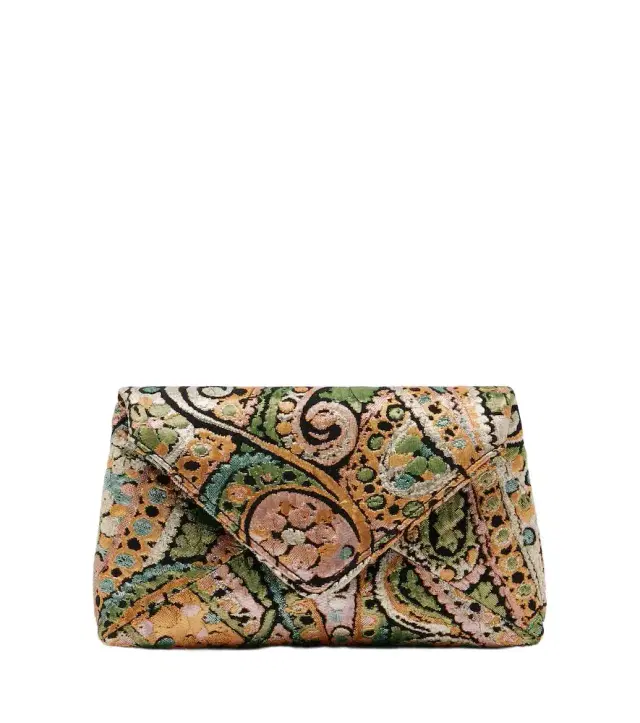Dries Van Noten Medium jacquard clutch