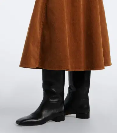 Polo Ralph Lauren Cotton corduroy midi skirt | Thumbnail 2 Polo Ralph Lauren Cotton corduroy midi skirt | Thumbnail 2