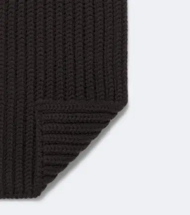 Prada Ribbed-knit virgin wool scarf | Thumbnail 3 Prada Ribbed-knit virgin wool scarf | Thumbnail 3