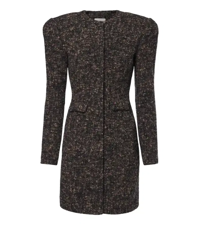 Magda Butrym Bouclé wool-blend blazer dress