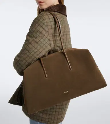 DeMellier Stockholm Large suede tote bag | Thumbnail 4