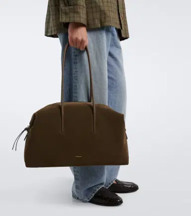 DeMellier Stockholm Large suede tote bag | Thumbnail 6