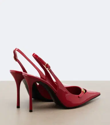 Dolce & Gabbana DG patent leather slingback pumps | Thumbnail 3 Dolce & Gabbana DG patent leather slingback pumps | Thumbnail 3