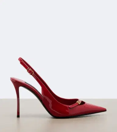 Dolce & Gabbana DG patent leather slingback pumps | Thumbnail 4 Dolce & Gabbana DG patent leather slingback pumps | Thumbnail 4