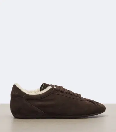 Dolce & Gabbana DG teddy-trimmed suede sneakers | Thumbnail 2