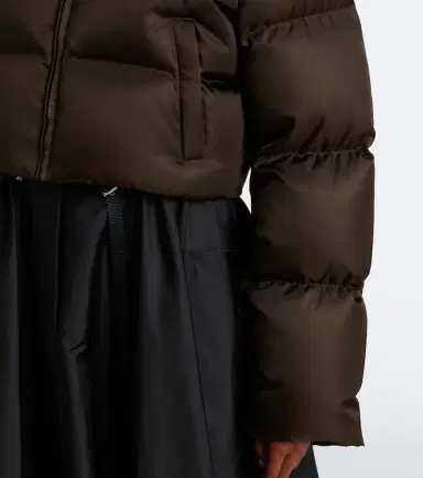 Prada Cropped Re-Nylon down jacket | Thumbnail 3