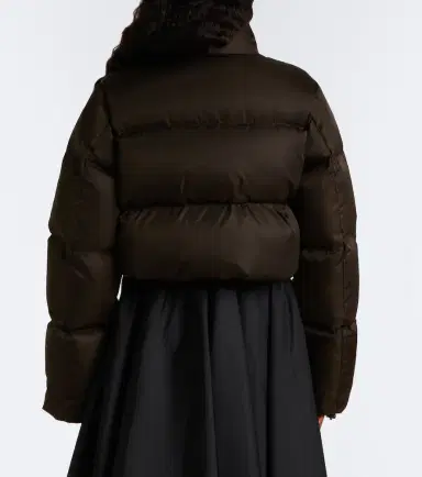 Prada Cropped Re-Nylon down jacket | Thumbnail 4