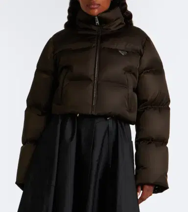 Prada Cropped Re-Nylon down jacket | Thumbnail 5