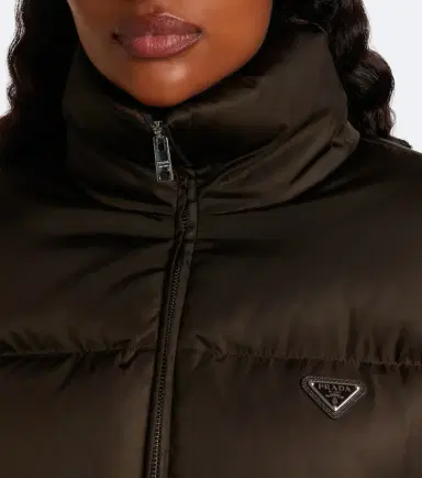 Prada Cropped Re-Nylon down jacket | Thumbnail 6