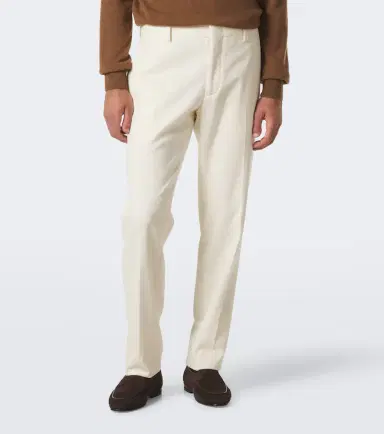 Zegna Cotton and cashmere slim pants | Thumbnail 5