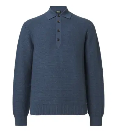 Zegna Cashmere polo sweater | Thumbnail 1 Zegna Cashmere polo sweater | Thumbnail 1