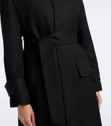 Victoria Beckham Philippa virgin wool twill trench coat | Thumbnail 2 Victoria Beckham Philippa virgin wool twill trench coat | Thumbnail 2