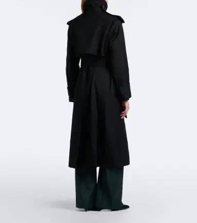 Victoria Beckham Philippa virgin wool twill trench coat | Thumbnail 5 Victoria Beckham Philippa virgin wool twill trench coat | Thumbnail 5