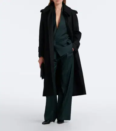 Victoria Beckham Philippa virgin wool twill trench coat | Thumbnail 8 Victoria Beckham Philippa virgin wool twill trench coat | Thumbnail 8