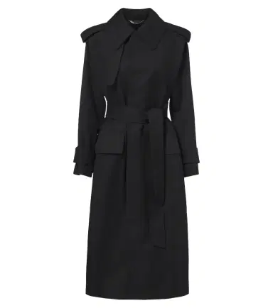 Victoria Beckham Philippa virgin wool twill trench coat | Thumbnail 1 Victoria Beckham Philippa virgin wool twill trench coat | Thumbnail 1