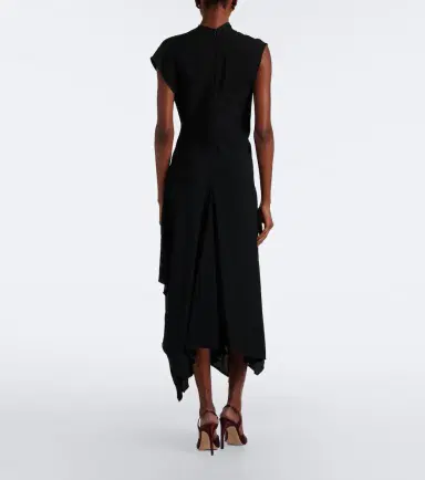 Victoria Beckham Draped midi dress | Thumbnail 5 Victoria Beckham Draped midi dress | Thumbnail 5