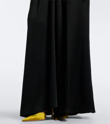 Victoria Beckham Aria draped satin gown | Thumbnail 4 Victoria Beckham Aria draped satin gown | Thumbnail 4