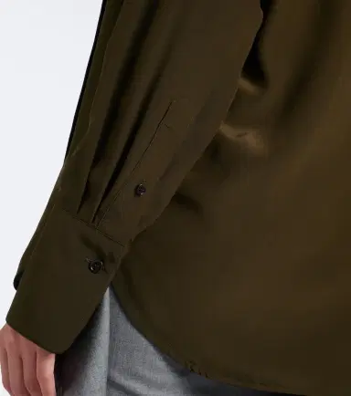 Victoria Beckham Cutout silk crêpe de chine blouse | Thumbnail 2 Victoria Beckham Cutout silk crêpe de chine blouse | Thumbnail 2