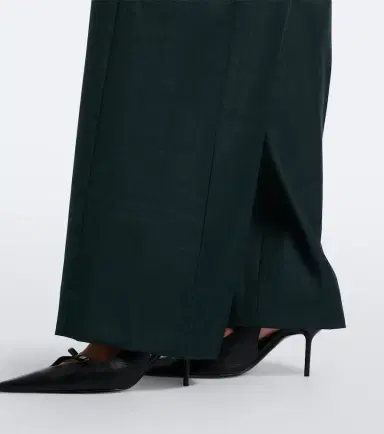 Victoria Beckham Ethel virgin wool wide-leg pants | Thumbnail 4 Victoria Beckham Ethel virgin wool wide-leg pants | Thumbnail 4