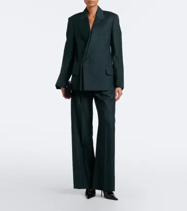 Victoria Beckham Ethel virgin wool wide-leg pants | Thumbnail 6 Victoria Beckham Ethel virgin wool wide-leg pants | Thumbnail 6