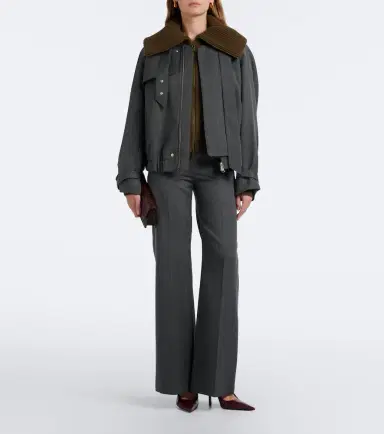 Victoria Beckham Wool-blend zip-up cardigan | Thumbnail 5 Victoria Beckham Wool-blend zip-up cardigan | Thumbnail 5