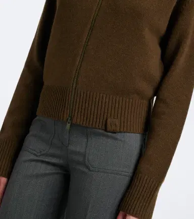 Victoria Beckham Wool-blend zip-up cardigan | Thumbnail 6 Victoria Beckham Wool-blend zip-up cardigan | Thumbnail 6