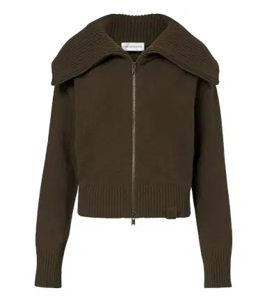 Victoria Beckham Wool-blend zip-up cardigan | Thumbnail 1 Victoria Beckham Wool-blend zip-up cardigan | Thumbnail 1
