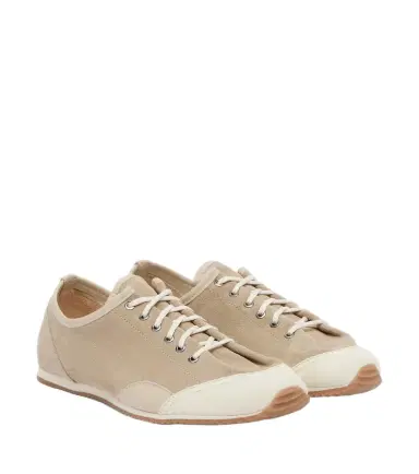 Lemaire Gummy Grips leather-trimmed suede sneakers | Thumbnail 1 Lemaire Gummy Grips leather-trimmed suede sneakers | Thumbnail 1