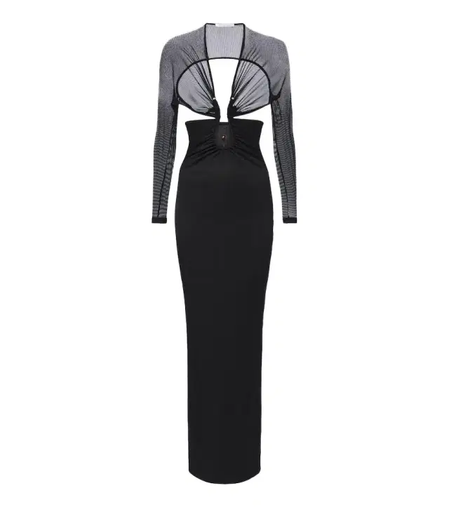 Christopher Esber Orbit cutout embellished maxi dress