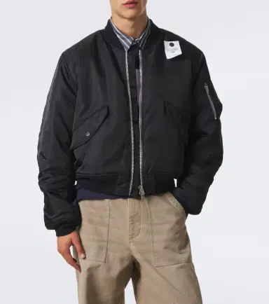 Acne Studios Logo bomber jacket | Thumbnail 3 Acne Studios Logo bomber jacket | Thumbnail 3