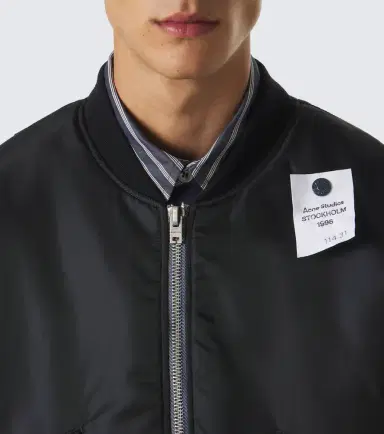 Acne Studios Logo bomber jacket | Thumbnail 4 Acne Studios Logo bomber jacket | Thumbnail 4