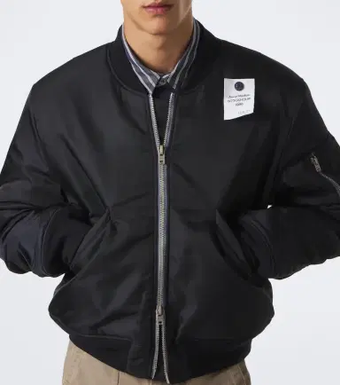 Acne Studios Logo bomber jacket | Thumbnail 6 Acne Studios Logo bomber jacket | Thumbnail 6