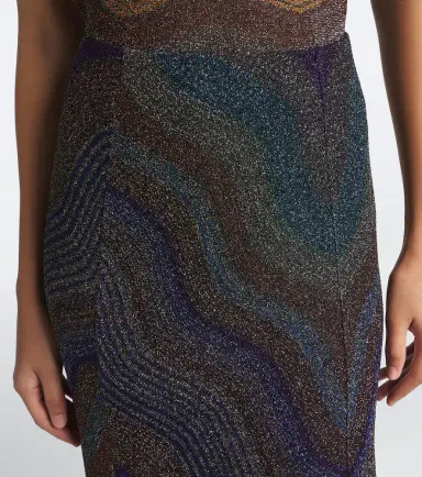 Missoni Knitted lamé maxi skirt | Thumbnail 3