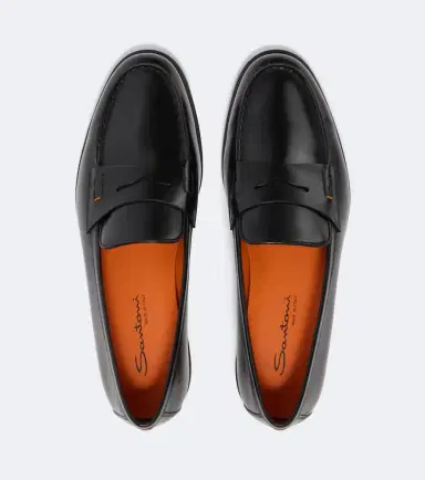 Santoni Milo leather penny loafers | Thumbnail 2