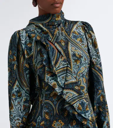 Ulla Johnson Sabrina silk crêpe de chine midi dress | Thumbnail 3 Ulla Johnson Sabrina silk crêpe de chine midi dress | Thumbnail 3