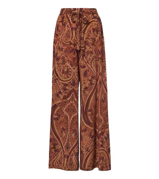 Ulla Johnson Sawyer silk crêpe de chine wide-leg pants