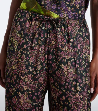 Dries Van Noten Floral wide-leg pants | Thumbnail 2