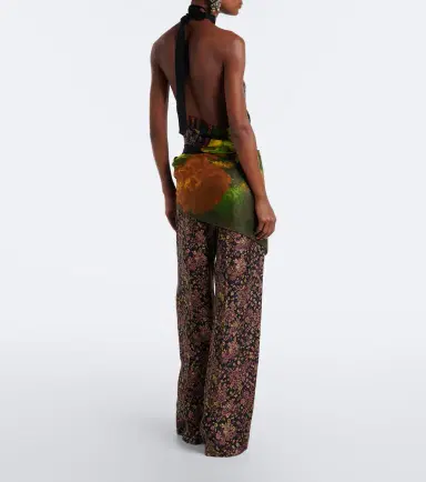 Dries Van Noten Floral wide-leg pants | Thumbnail 5