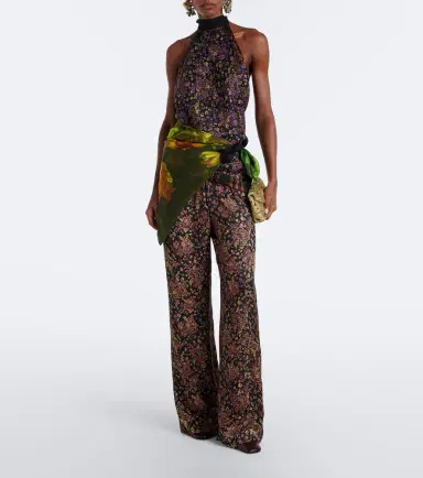 Dries Van Noten Floral wide-leg pants | Thumbnail 6