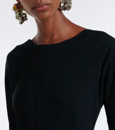 Dries Van Noten Paneled draped gown | Thumbnail 2