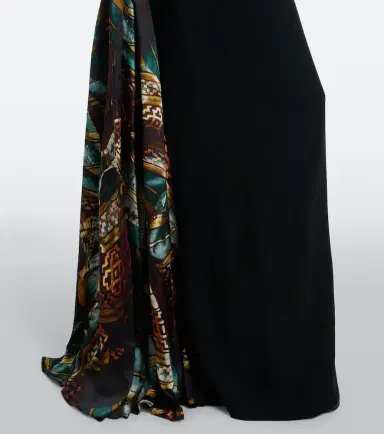 Dries Van Noten Paneled draped gown | Thumbnail 7