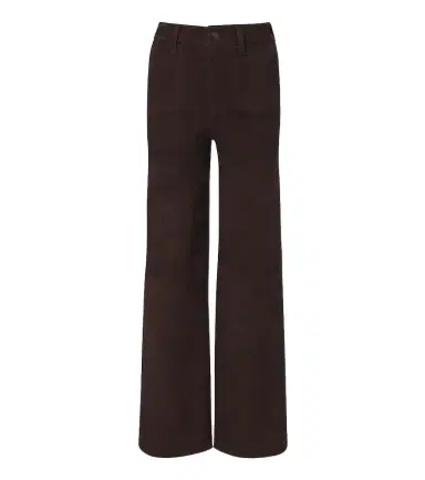 Frame Le Slim Palazzo suede wide-leg pants | Thumbnail 1