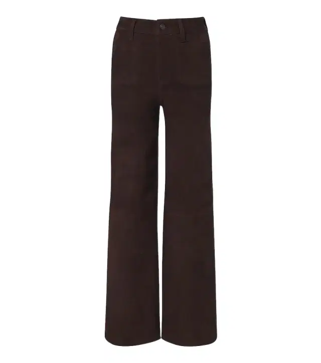 Frame Le Slim Palazzo suede wide-leg pants