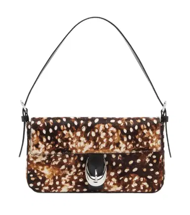 Staud Animal-printed calf hair shoulder bag | Thumbnail 1