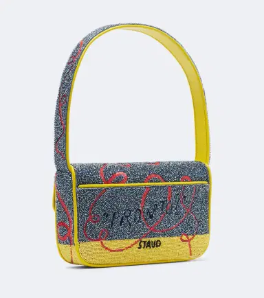 Staud Tommy Small beaded shoulder bag | Thumbnail 3