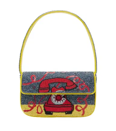 Staud Tommy Small beaded shoulder bag | Thumbnail 1