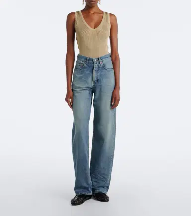 Saint Laurent V-Waist wide-leg jeans | Thumbnail 5