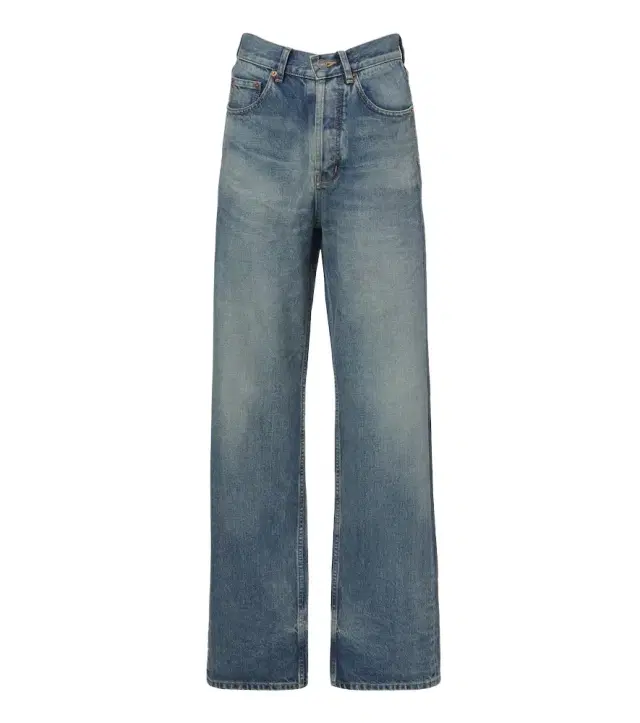 Saint Laurent V-Waist wide-leg jeans