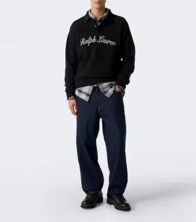 Polo Ralph Lauren Logo wool and alpaca polo sweater | Thumbnail 5