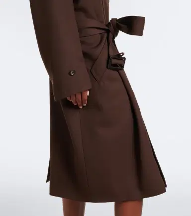 Saint Laurent Double-breasted wool trench coat | Thumbnail 6 Saint Laurent Double-breasted wool trench coat | Thumbnail 6